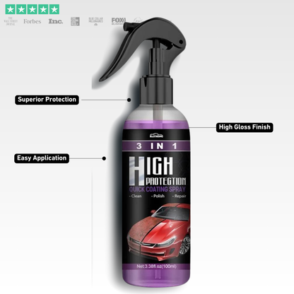 3 in 1 High Protection Quick Car Coating Spray - 5